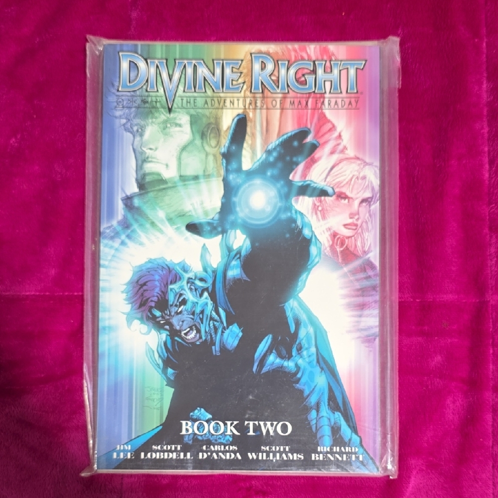 DC Comics Divine Right Book Two - Blue and Pink Cover